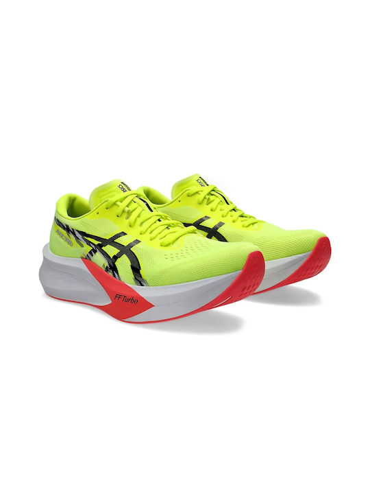 ASICS Magic Speed 4 Men's Running Sport Shoes Grn / Blk