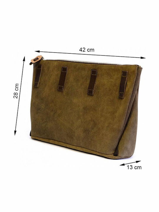 Leder Herren Bote Tasche Braun