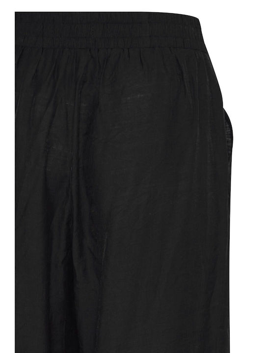 Damen Stoff Hose Black