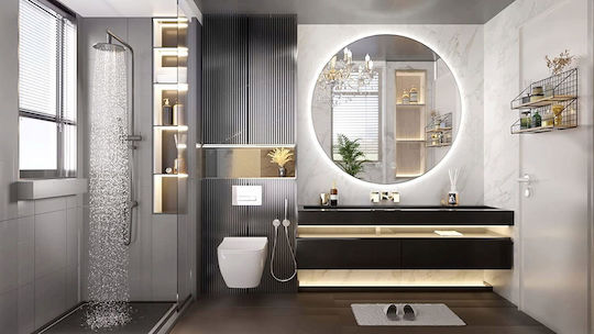 Tutumi HOM-02822 Rund LED Badezimmerspiegel