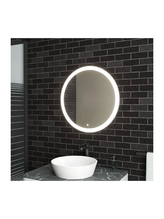 Tutumi Кръгло Банско Огледало LED