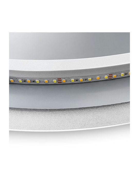 Tutumi Oglindă de Baie Rotundă Lumini LED 60x60cm