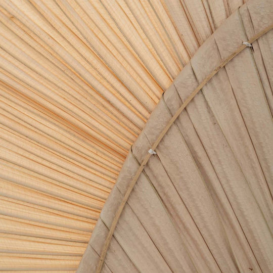 Atmosphera Hängende Wanddekoration Beige aus Korbweide Material 70x4x70cm