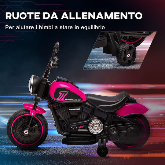 Kids Motorbike Inspired Electric 6 Volt Pink