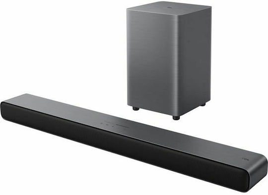 TCL Soundbar 40W 2.1 Bluetooth και HDMI με Ασύρματο Subwoofer και Τηλεχειριστήριο Μαύρο TCL S55H