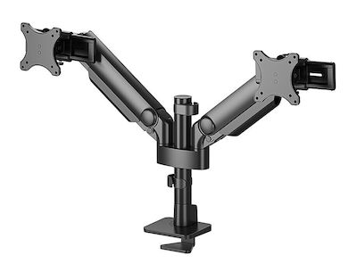 Neomounts Stand Desk Mounted for 2 Monitors up to 34" with Arm (DS65S-950BL2)