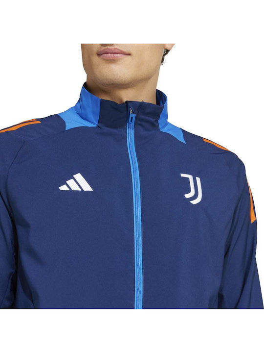 Juve Pre Jkt Men's Cardigan Blue