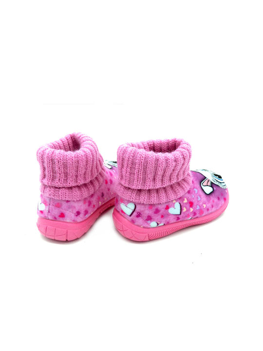 Adam's Shoes Anatomic Kids Slippers Pink