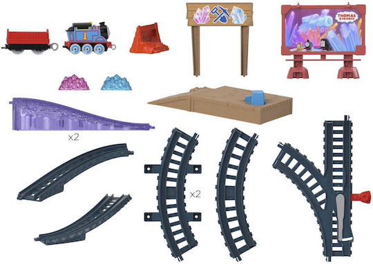 Fisher Price Thomas & Friends Price Thomas & Friends: Push Along - Crystal Mines Thomas Set with Train for 3+ years+ Years