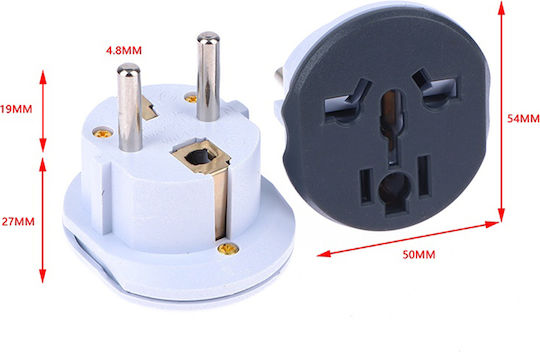 Techsuit Steckdosenadapter zu Universal