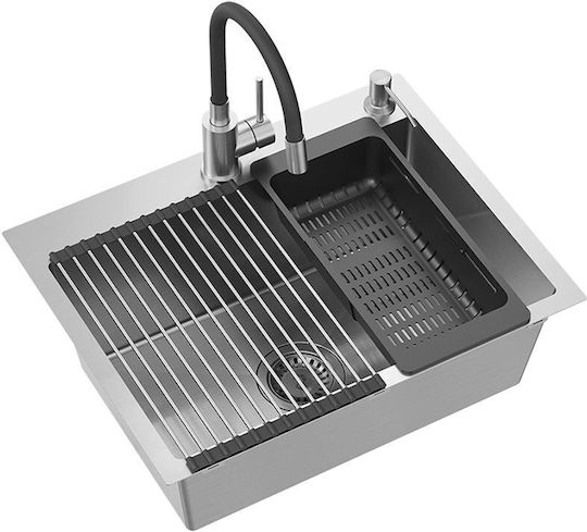 Quadron Drop-In Мивка Inox ШxД Сребрист