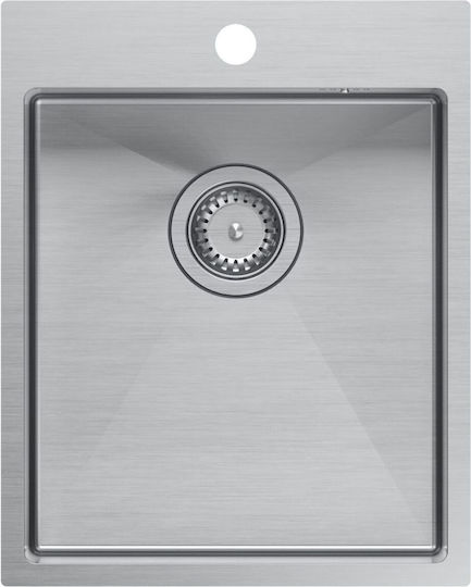 Quadron HB4050BS Drop-In Inox Brushed M46xP58cm Silver