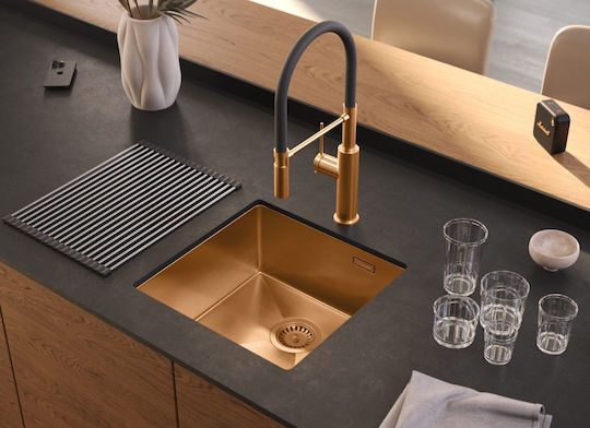 Quadron Drop-In Мивка Inox Ш44xД44см Сребрист