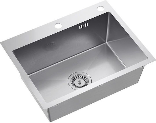 Quadron Drop-In Мивка Inox ШxД Сребрист