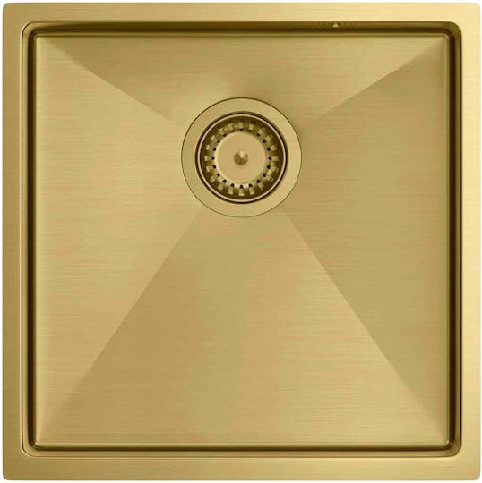 Quadron Drop-In Мивка Inox Ш44xД44см Златист