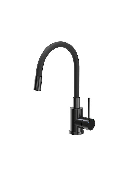 Quadron Drop-In Sink Inox W58xD45cm Black