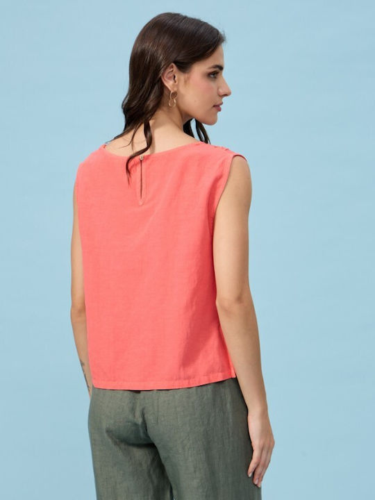 Passager Women's Blouse Coral