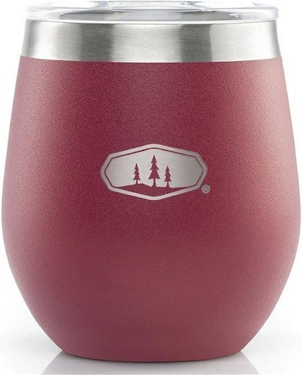GSI Outdoors Glas Kelch für Rotwein aus Grau Glas 237ml