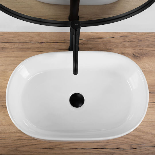 Rea Countertop Sink Ceramic 57x36x15cm
