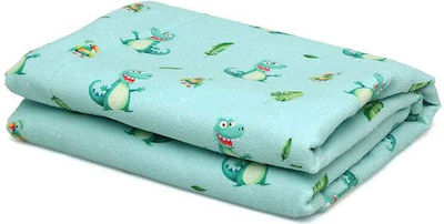 Kiokids Kids Beach Towel Green 150x75cm