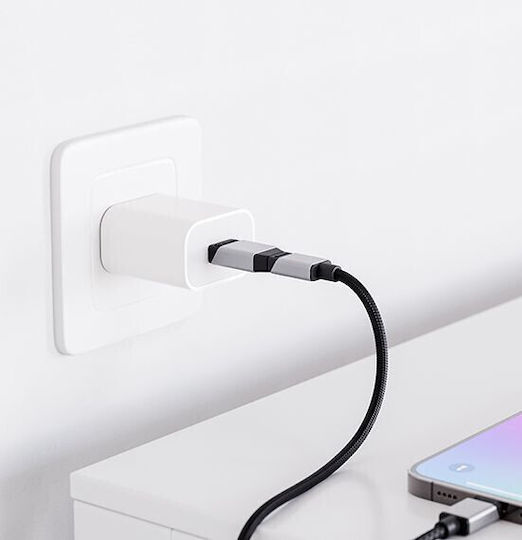 Alogic Convertor USB-A Masculin în USB-C Feminin Gri 1 Bucată ULACMN-SGR