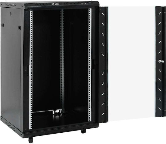 Καμπίνα Δικτύου Περιστ Πόδια 18u 19" Ip20 60x60x100 Εκ 600 X 600 X 1000 Mm