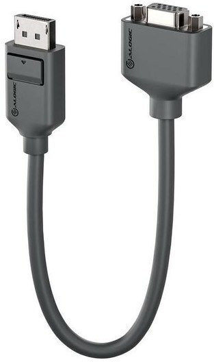 Alogic Konverter DisplayPort männlich zu VGA weiblich Schwarz 1Stück (EL2DPVGA-ADP)