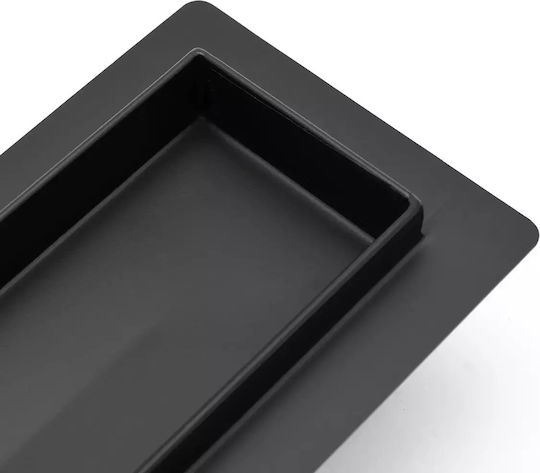 Rea Greek Stainless Steel Channel Shower Black