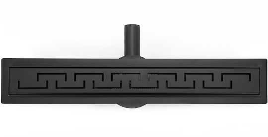 Rea Greek Stainless Steel Channel Shower Black