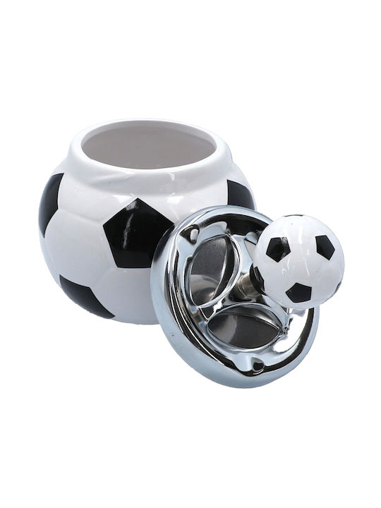 Ceramic Windproof Ashtray Spin Football Design