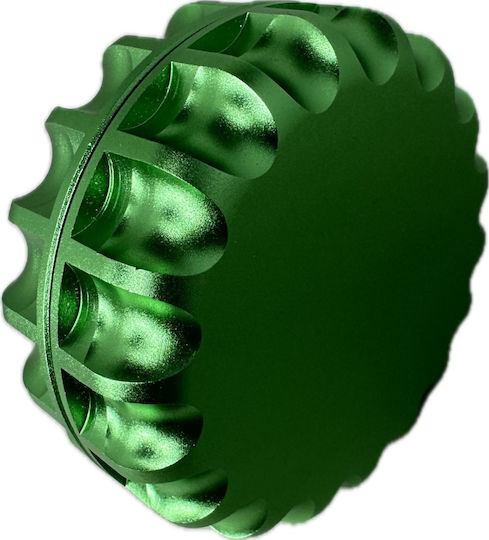 Râșniță metalică 60x28mm cameră simplă magnetică verde