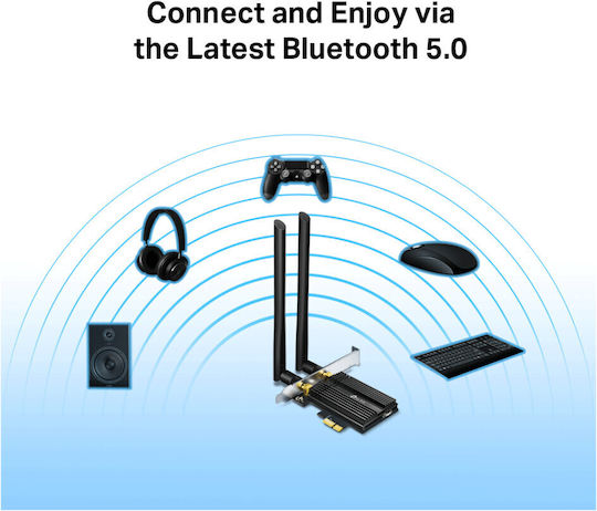 TP-LINK v1 Ασύρματη Κάρτα Δικτύου Wi‑Fi 6 (3000Mbps) PCI-e
