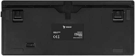 Savio Phenix ABS Ασύρματο Gaming Μηχανικό Πληκτρολόγιο 75% με Gateron Yellow Pro διακόπτες και RGB φωτισμό (Αγγλικό US)