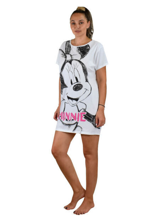 Disney Summer Women's Nightdress White