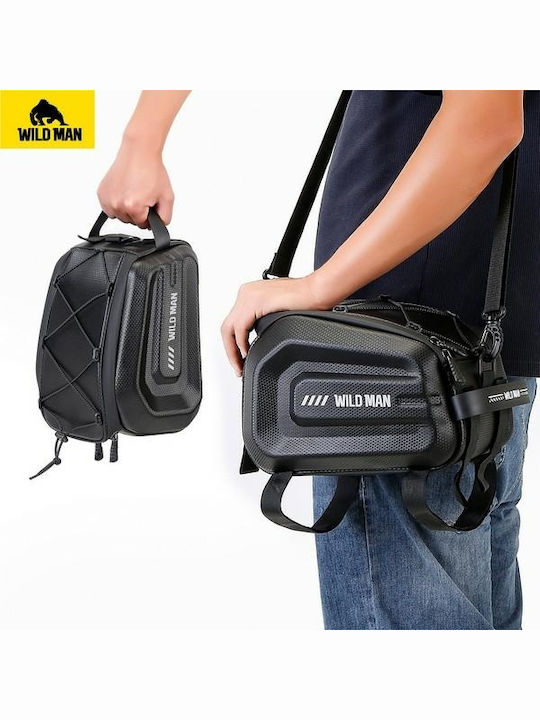 Wildman Gears GD5 Bicycle Rack Bag Black