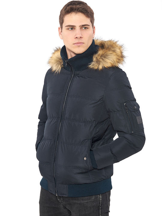 Vainas Jason Herren Winter Jacke Lässig Blau