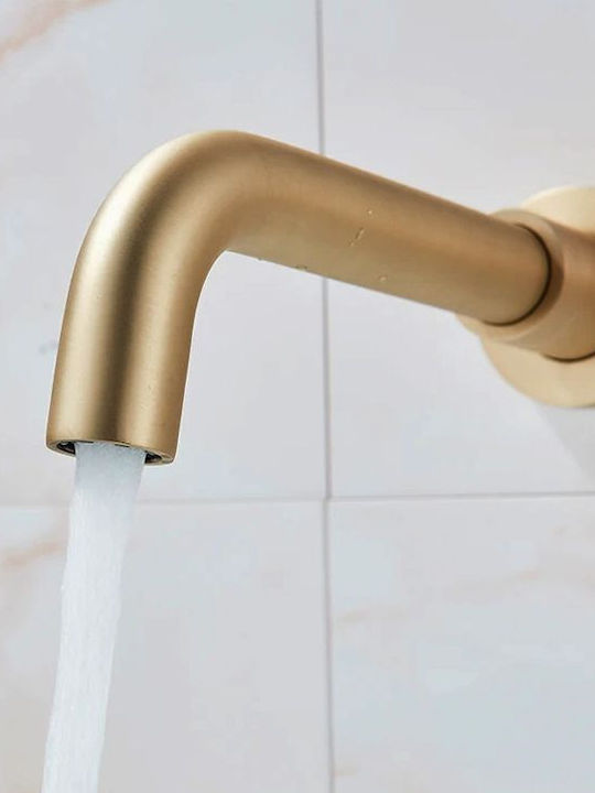 Rea Lungo Mixing Sink Faucet Gold