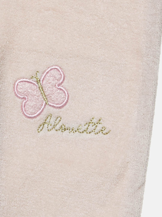 Alouette Babystrampler Langärmliges Samt Beige