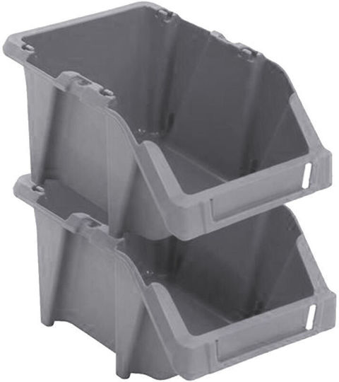 Green City International Plastic Tool Bin Organiser W17xD10.5xH7.7cm