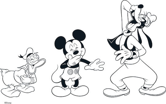 Mickey Mouse Caiet de Desen Fun 40 file