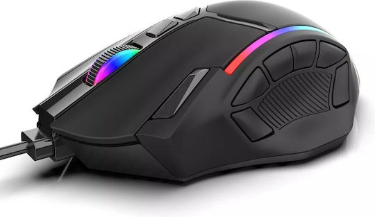 Inca IMG-351 RGB Gaming Maus 12800 DPI Schwarzes