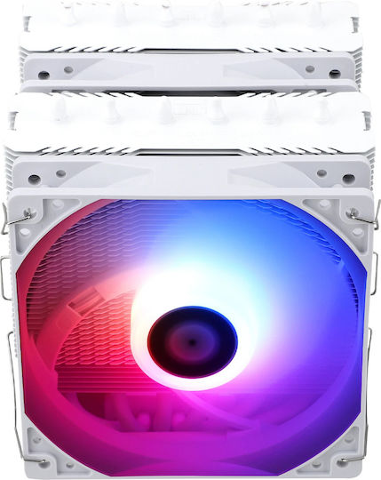 Thermalright Peerless Assassin 120 SE Ψύκτρα Επεξεργαστή για Socket AM4/AM5/1200/115x/1700 με RGB Φωτισμό Λευκή