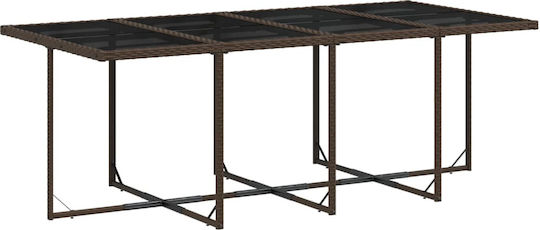 Set Sala De Mese Pentru Exterior 13 Piese Maro Cu Perne