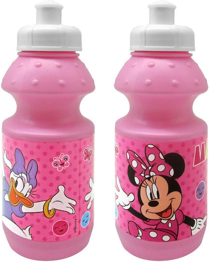 Disney Minnie Sticlă Pentru Copii Minnie Din Plastic Fuchsia 380ml