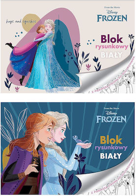 Frozen Malbuch 20 Blatt A4 80g/m² Disney 607424 – 84-250 Packung mit 10