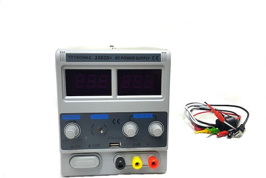 Tele YH-1502D Τροφοδοτικό Πάγκου με 1 Κανάλι 15V 2A