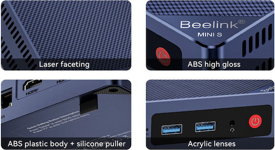 Beelink Mini S12 PC ( N95/16GB DDR4/500GB SSD/W11 Pro)