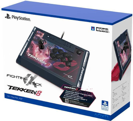 Hori Fighting Stick Tekken 8 Joystick Wired Compatible with PS5
