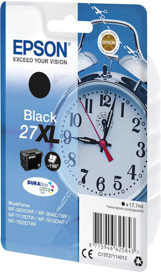 Epson 27XL Original InkJet Druckerpatrone Schwarz (C13T27114010 C13T27114012)