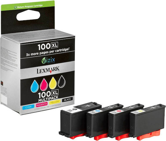 Lexmark Original Pack of InkJet Printer Inks Multiple (Color) (14N1921E)